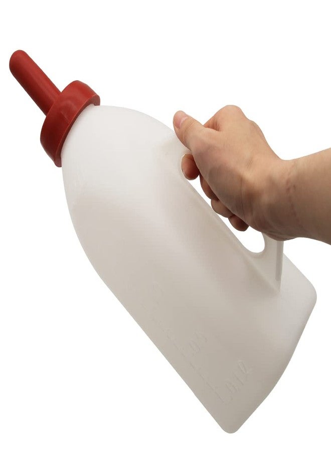 MODUODUO Calf Bottle with a Replacement Nipple 2.11 Quart Milk Feeder Nursing Feeding Bottle - Image 2